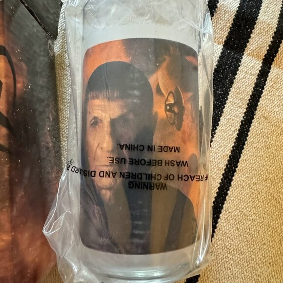 Star Trek Spock Collectible Drinking Glass Burger King 2008 Paramount - Picture 5 of 6